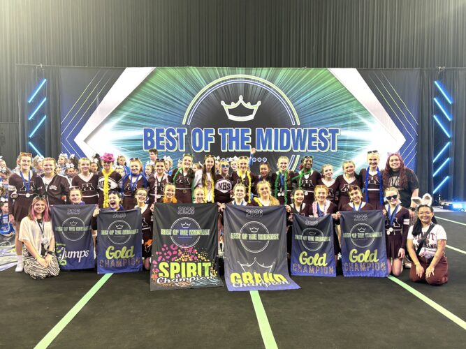 Minot High cheer team reclaim Best of the Midwest crown